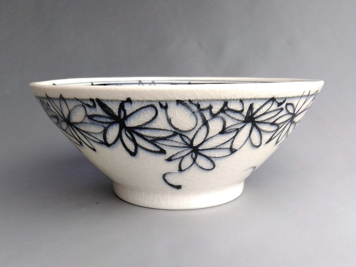 花詰平小鉢青【喜鶴製陶】