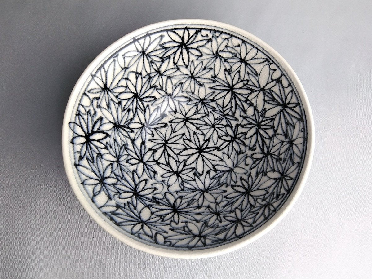 花詰平小鉢青【喜鶴製陶】