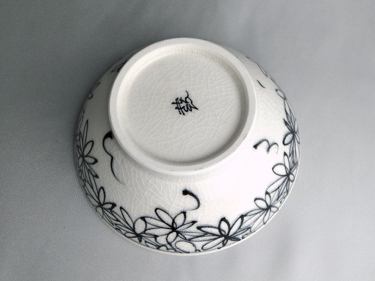 花詰平小鉢青【喜鶴製陶】