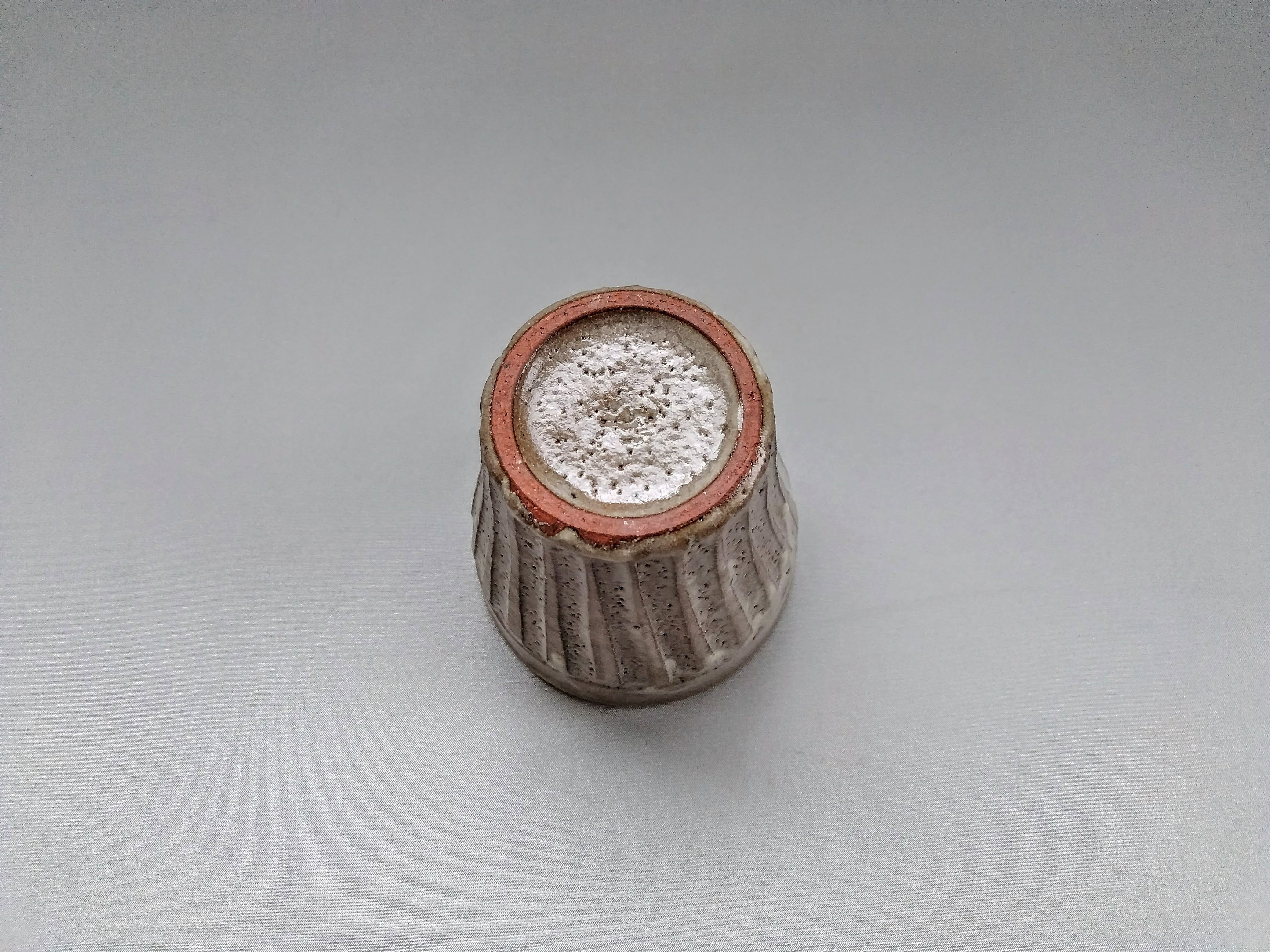 しのぎ反りフリーカップ モカ【横井清英】