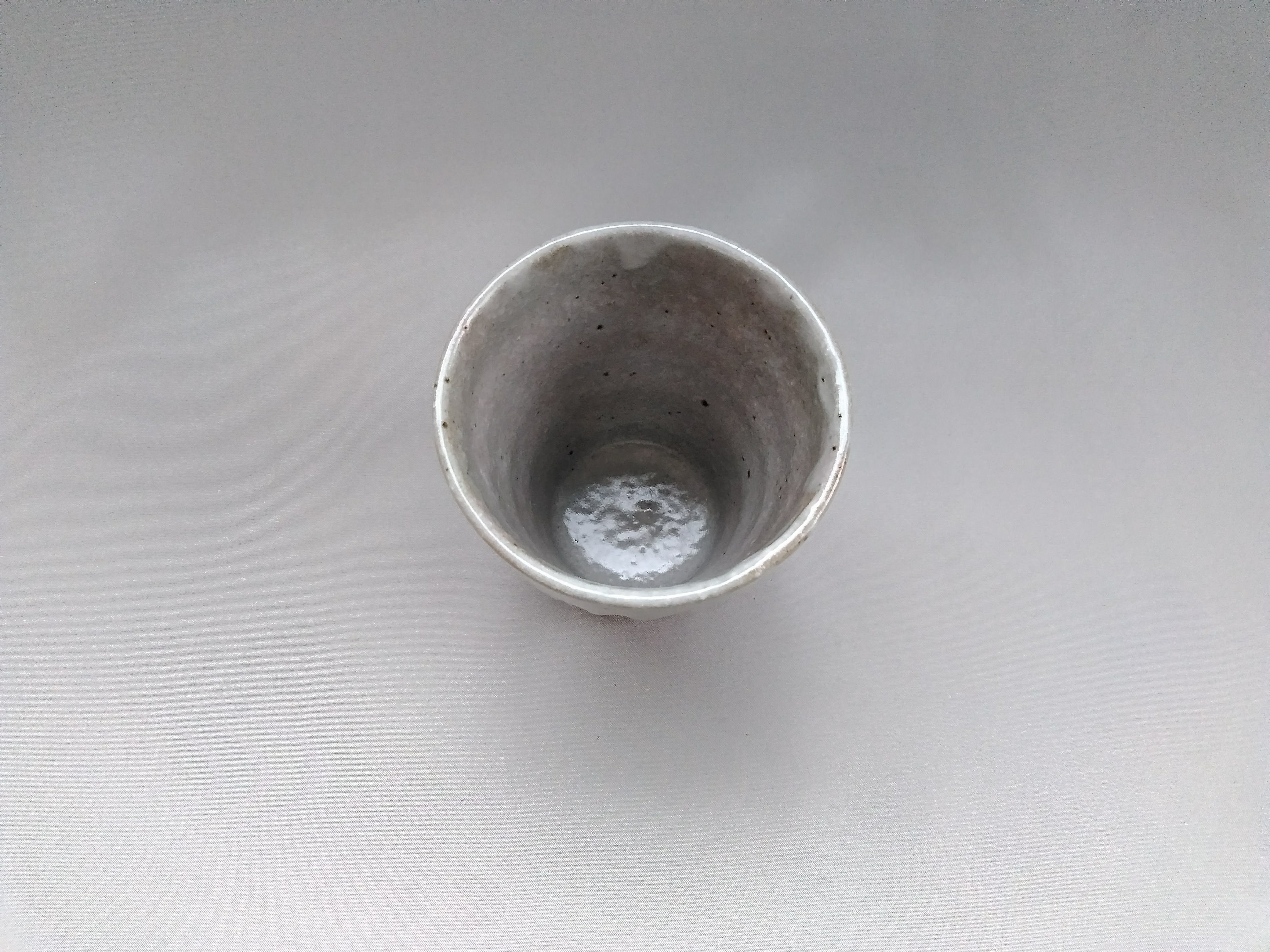 しのぎ反りフリーカップ シロ【横井清英】