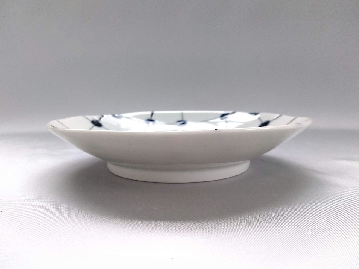 点格子5寸皿【福峰窯】