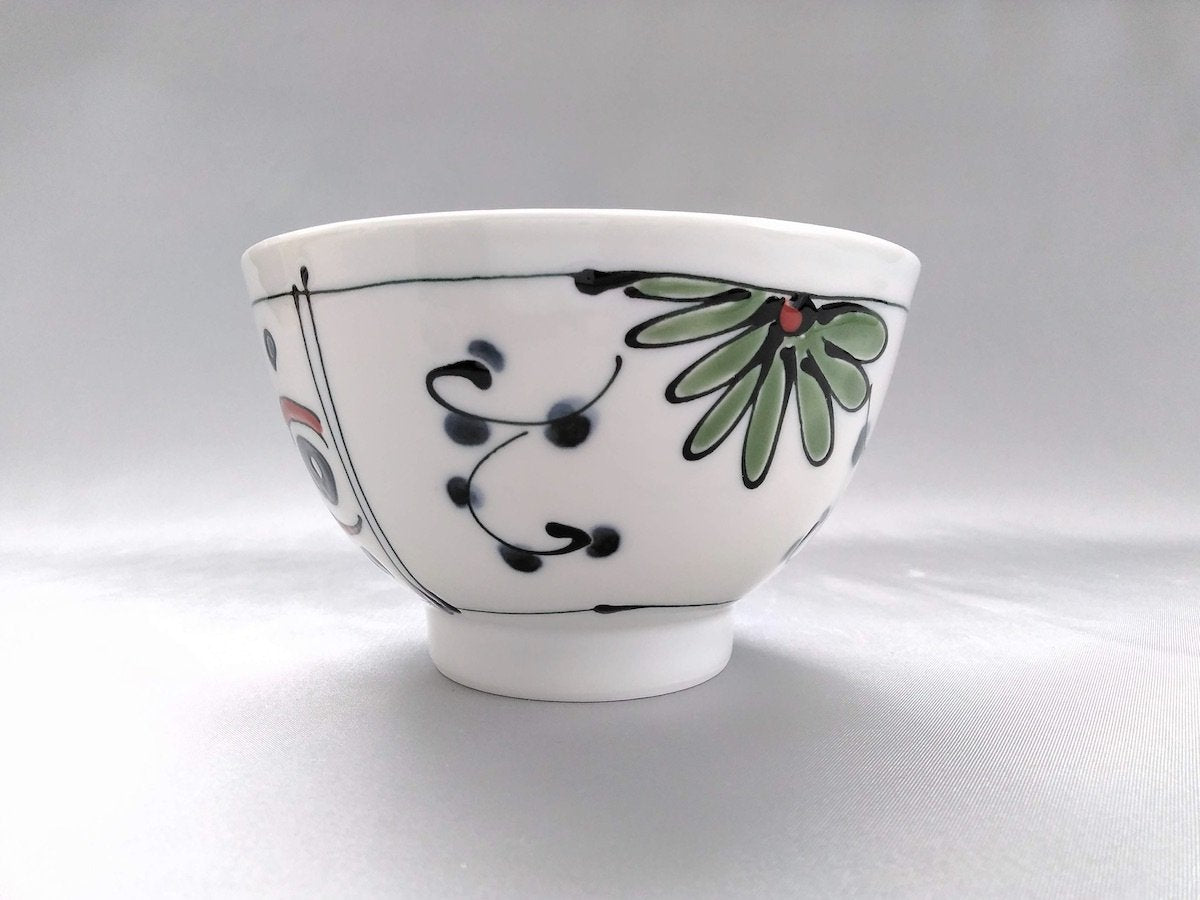 芙蓉手飯碗緑【福峰窯】