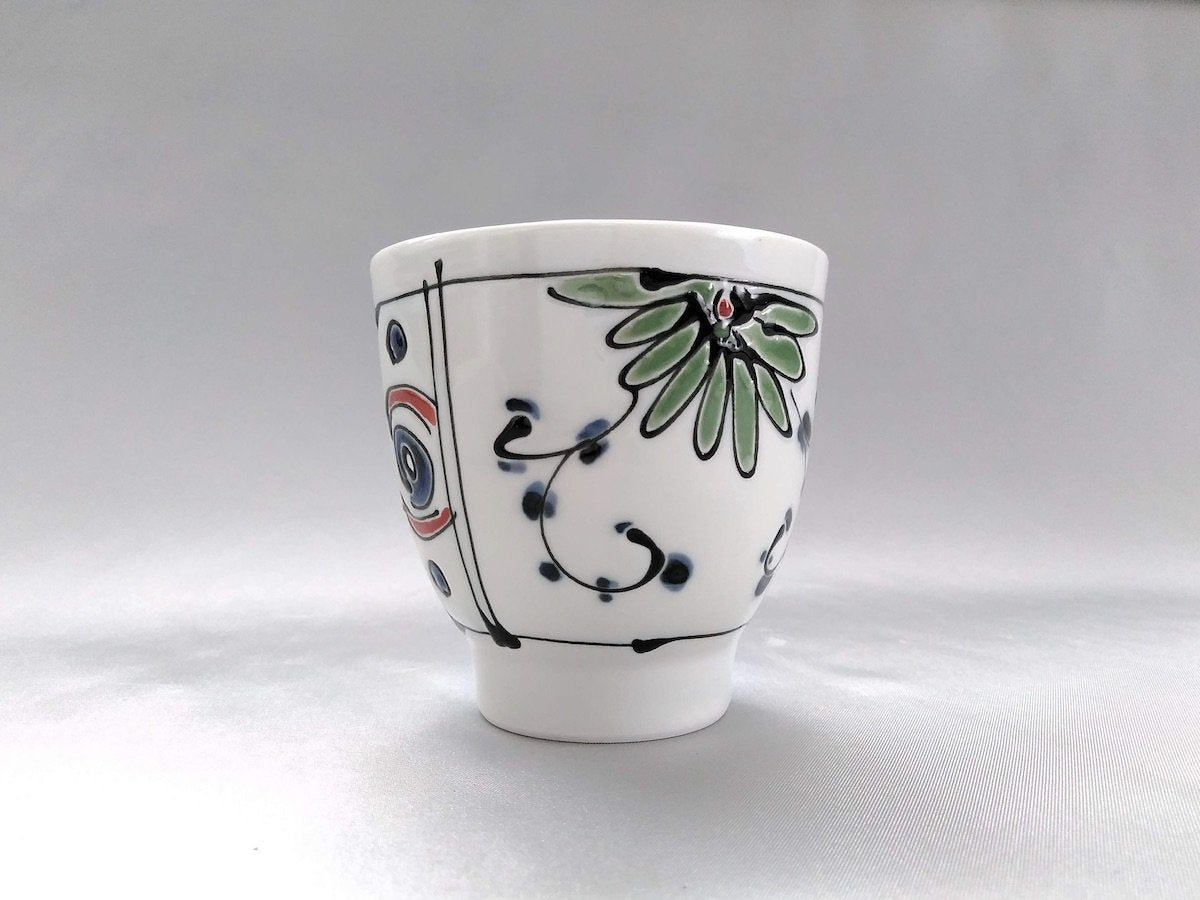 芙蓉手湯呑緑【福峰窯】