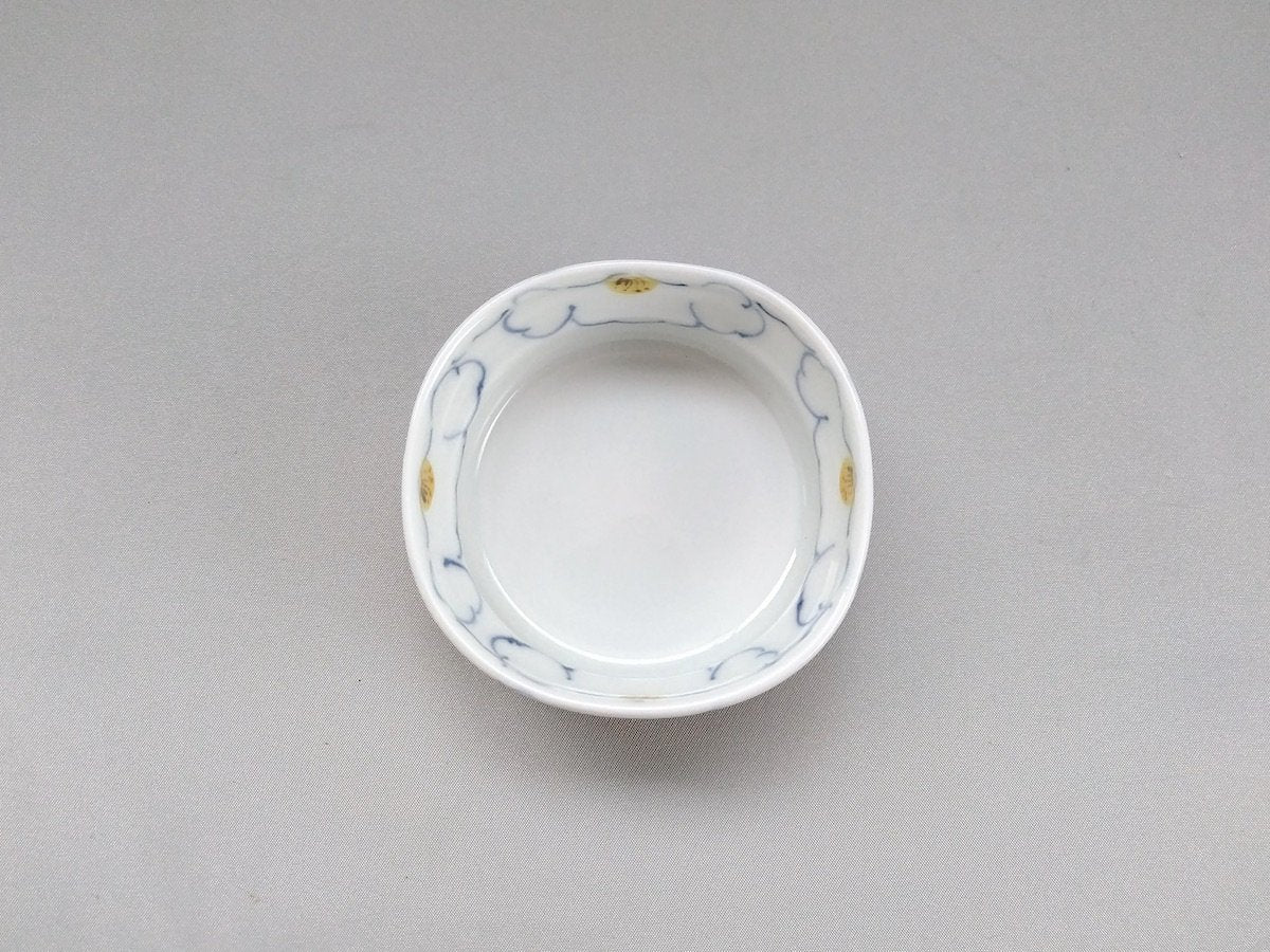 花詰角小付青【康創窯】