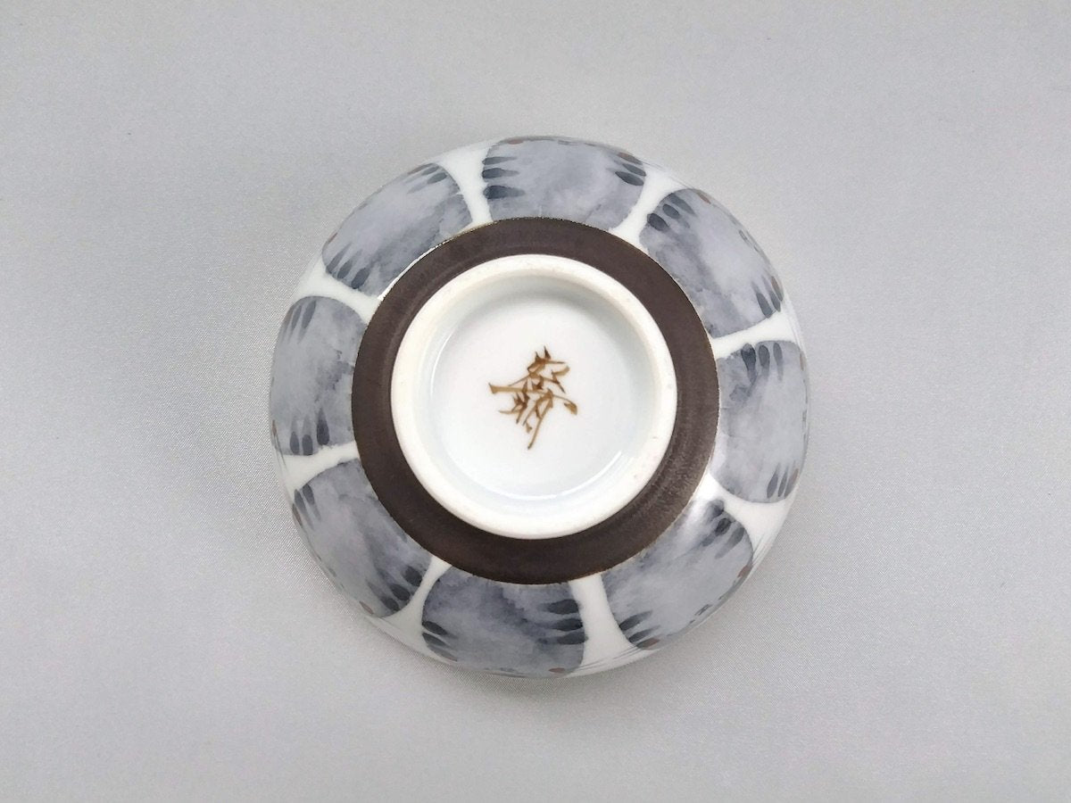 和紙染ねこ飯碗大【空萌工房】