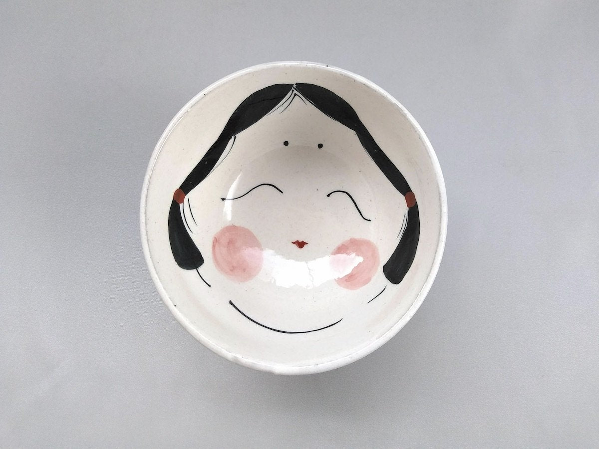 おかめ飯碗【陶工房楽】