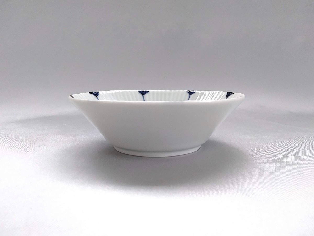 みのりしのぎ小鉢染付花弁紋【皓洋窯】