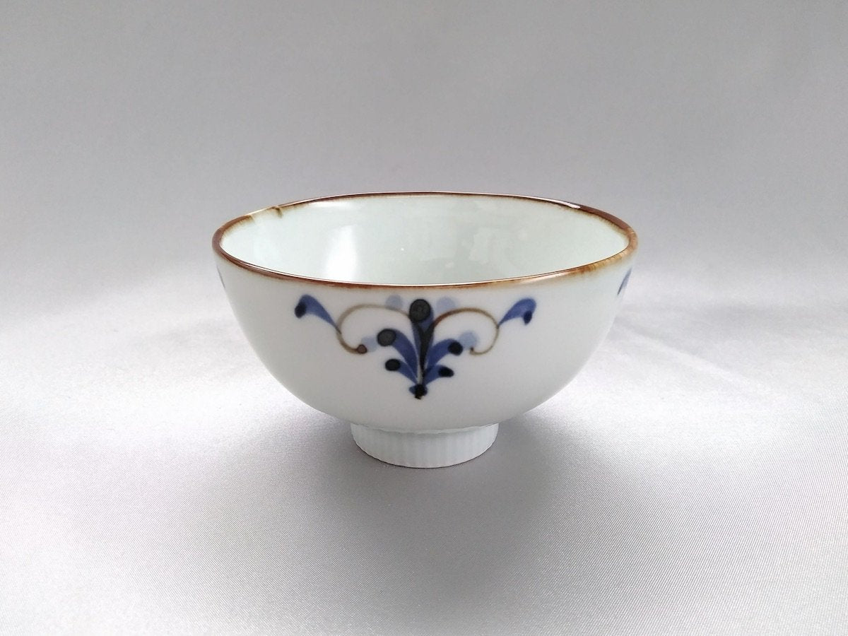 しのぎ飯碗小リーヴス【皓洋窯】