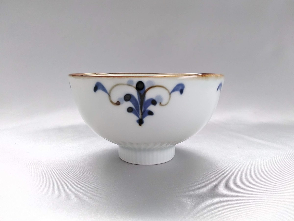 しのぎ飯碗小リーヴス【皓洋窯】