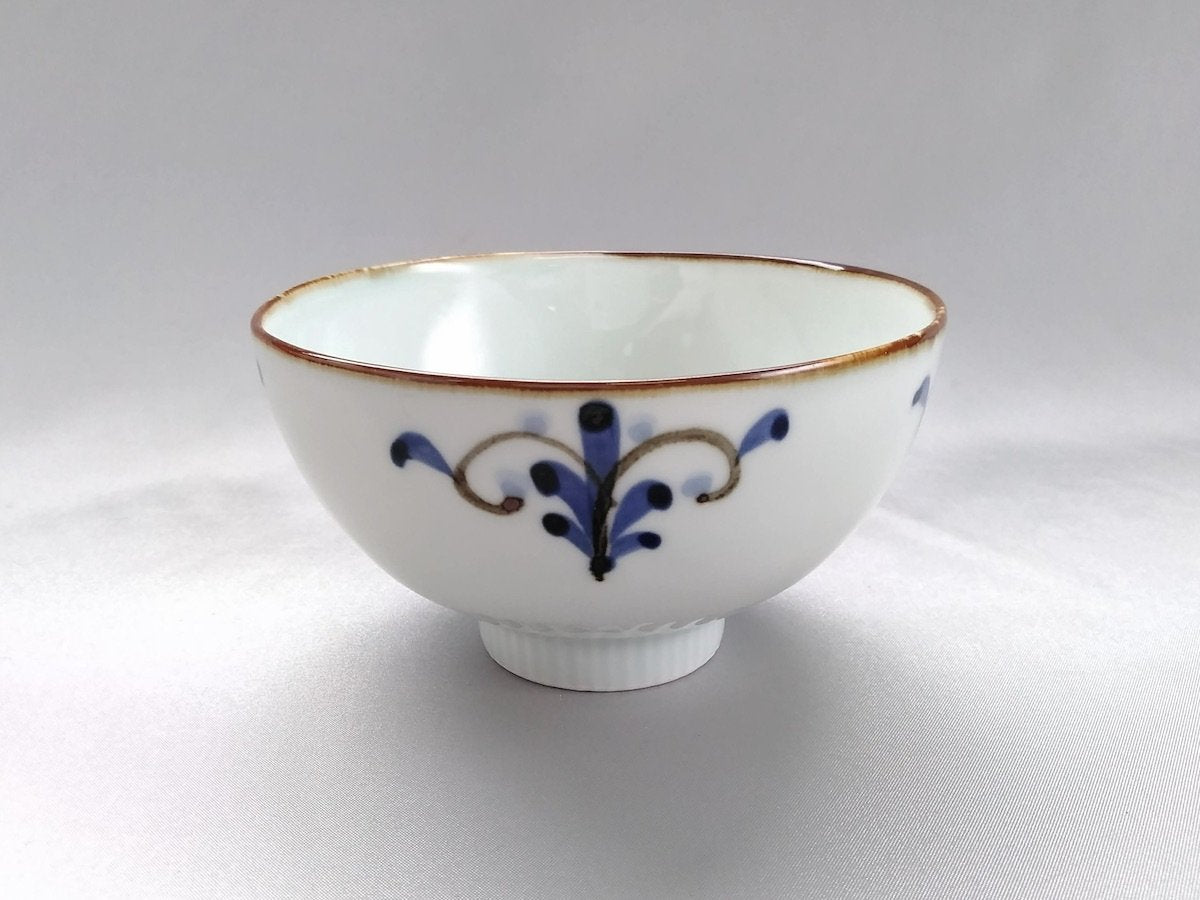 しのぎ飯碗大リーヴス【皓洋窯】