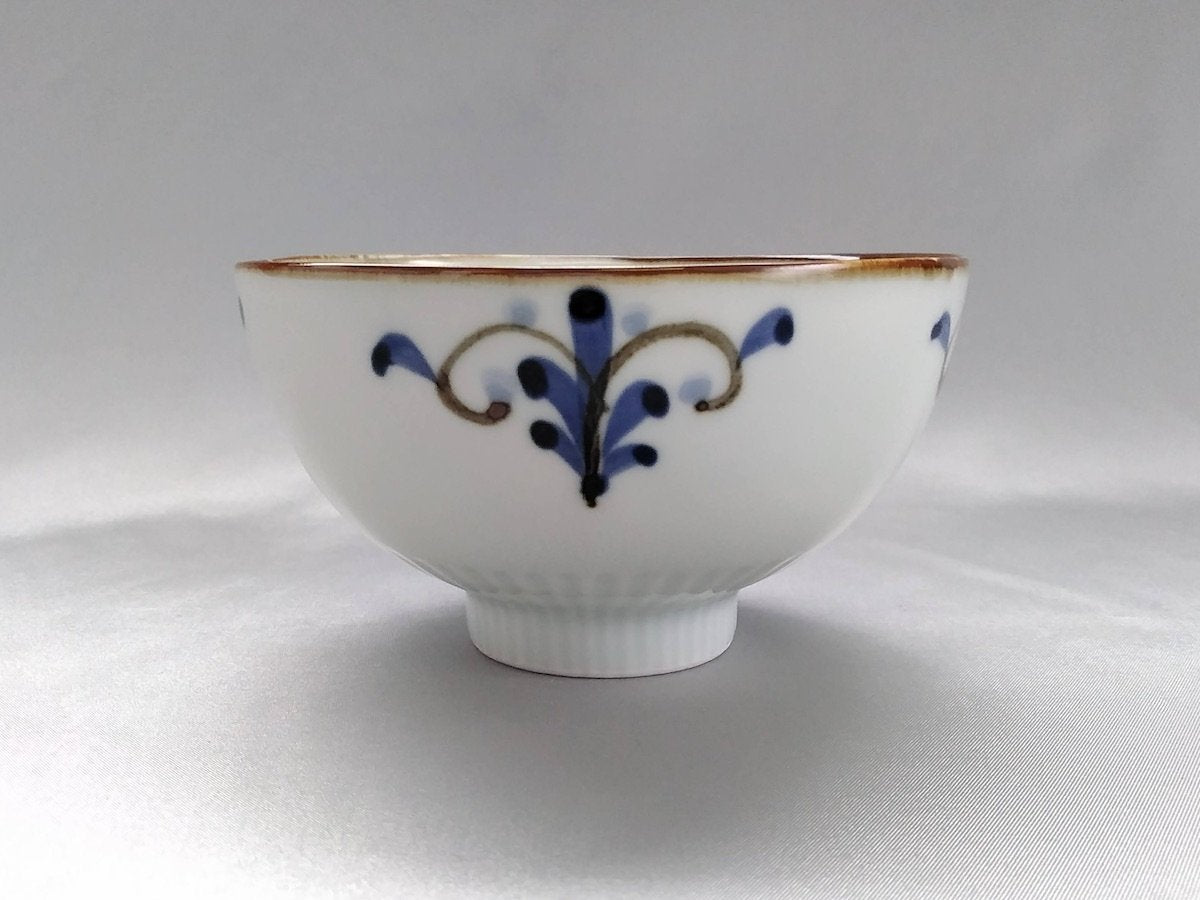 しのぎ飯碗大リーヴス【皓洋窯】