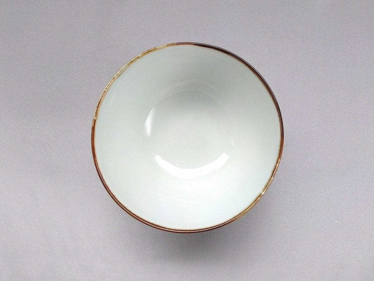 しのぎ飯碗大リーヴス【皓洋窯】