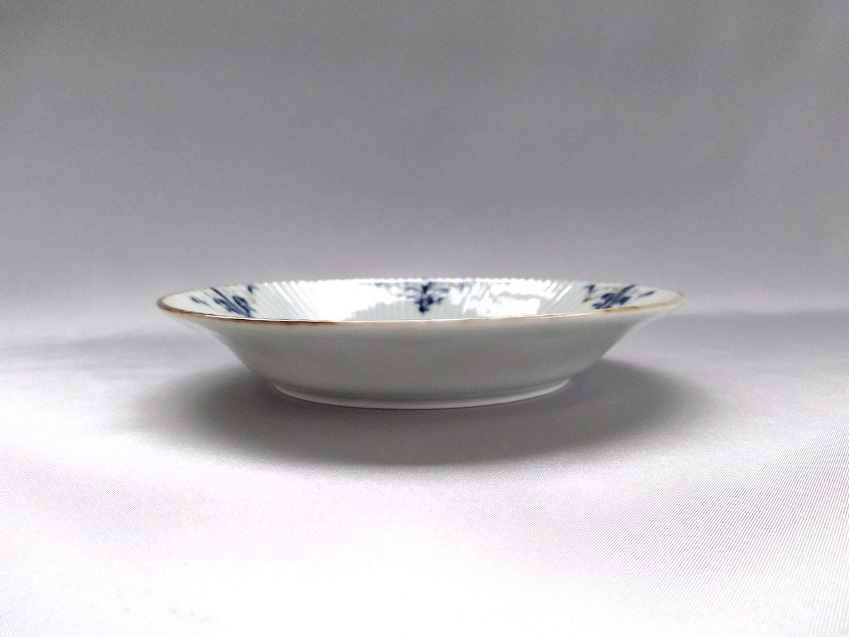 しのぎ5.5寸皿リーヴス【皓洋窯】