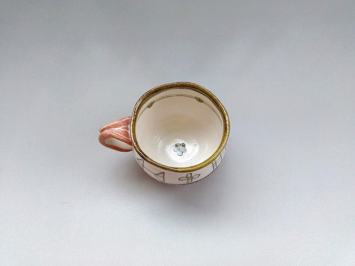 丸マグ ピンク いっちん十草【加藤淳】