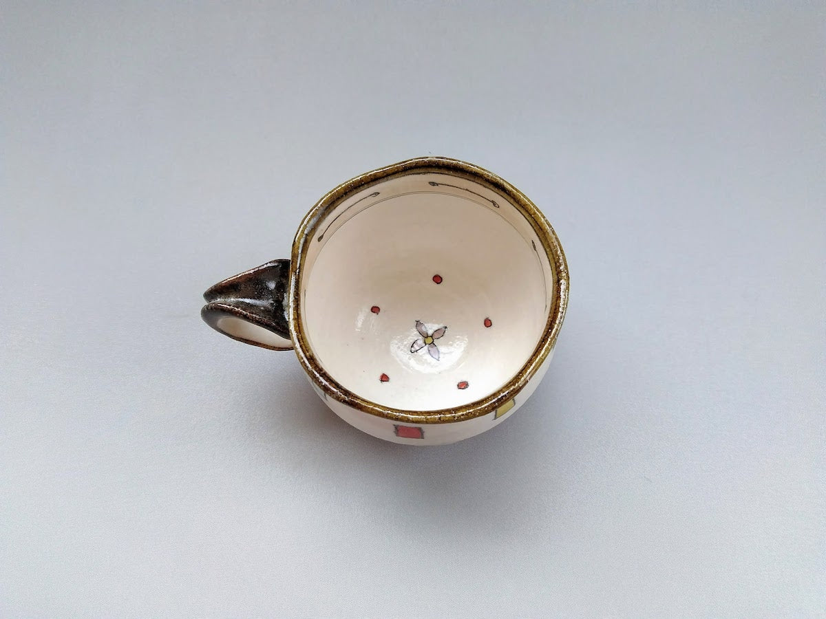 丸マグ 三色キューブ【加藤淳】