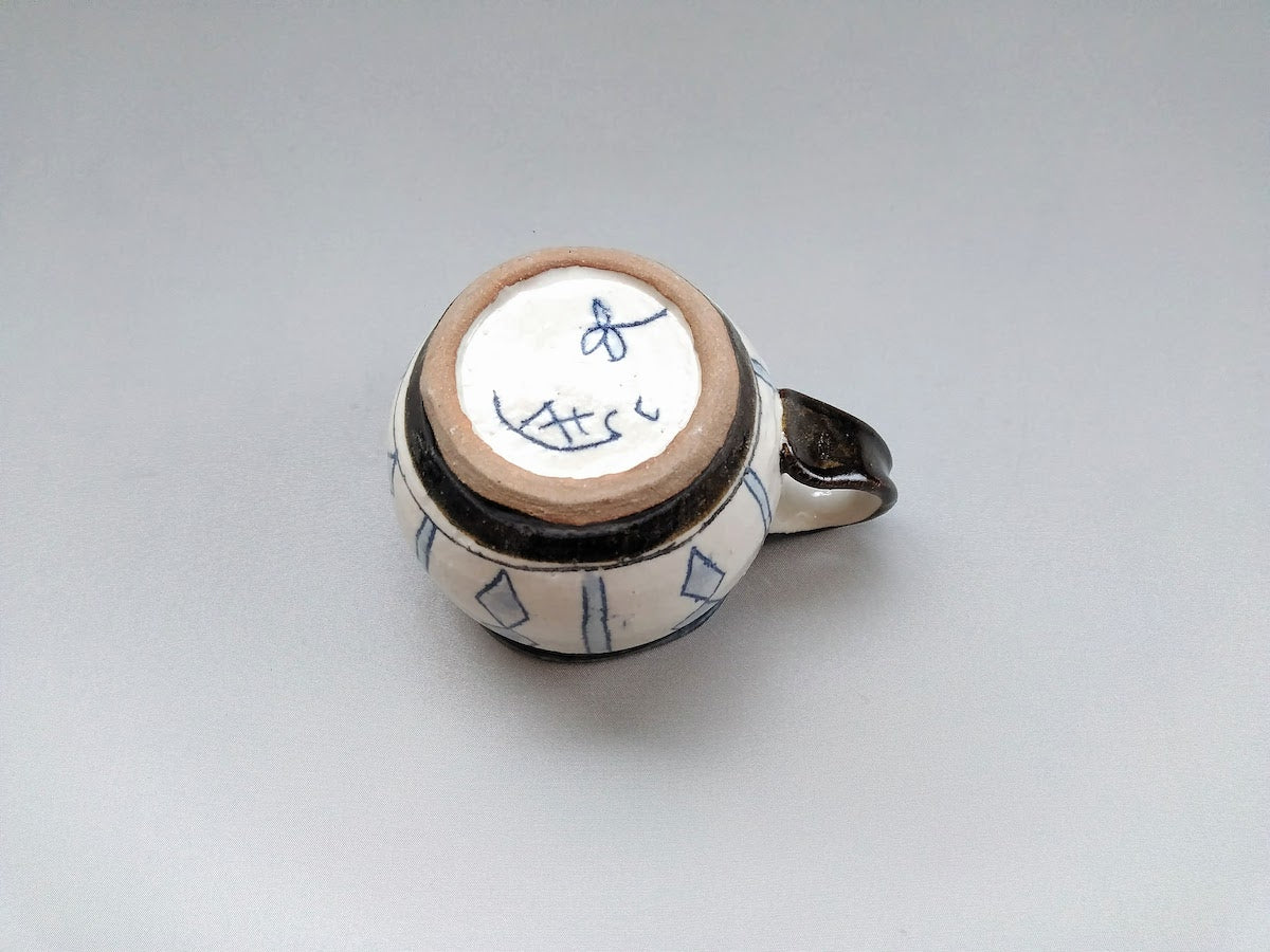 丸マグ 青 ダイヤ【加藤淳】