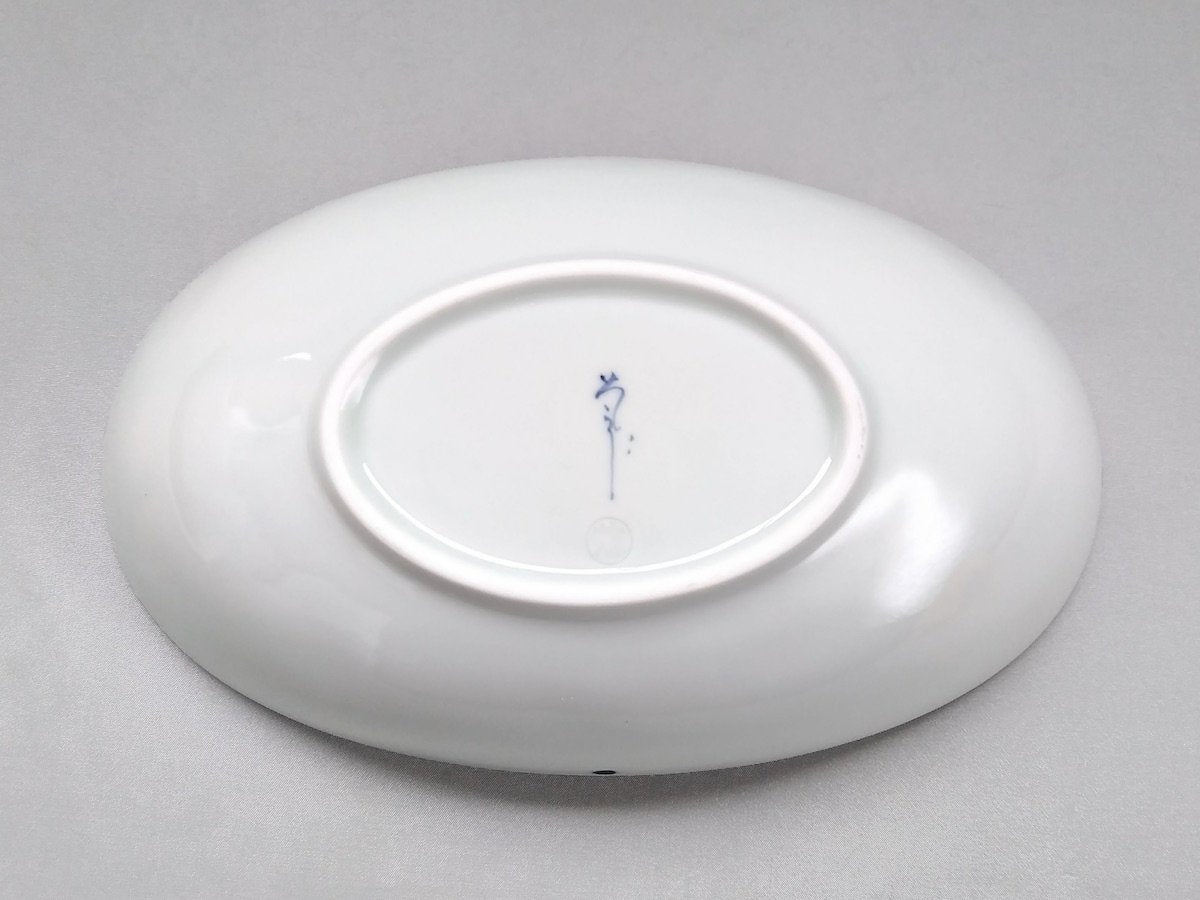 濃市松楕円鉢【そうた窯】