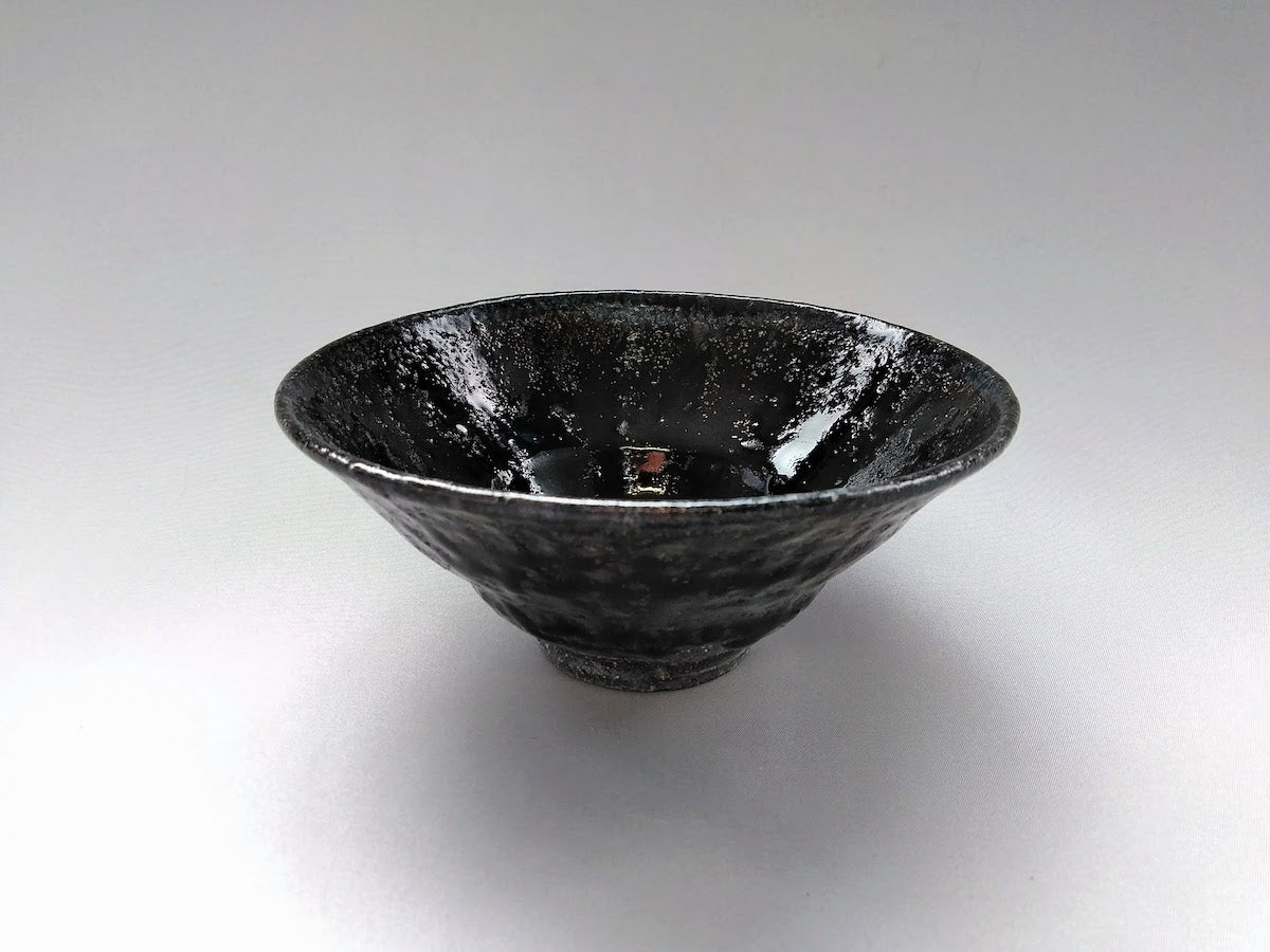 鼠灰釉リム深鉢【奥田誠二】