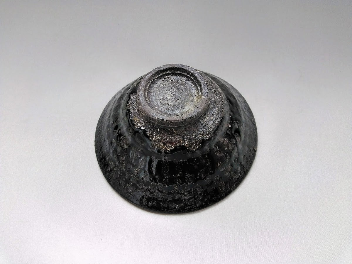 鼠灰釉リム深鉢【奥田誠二】