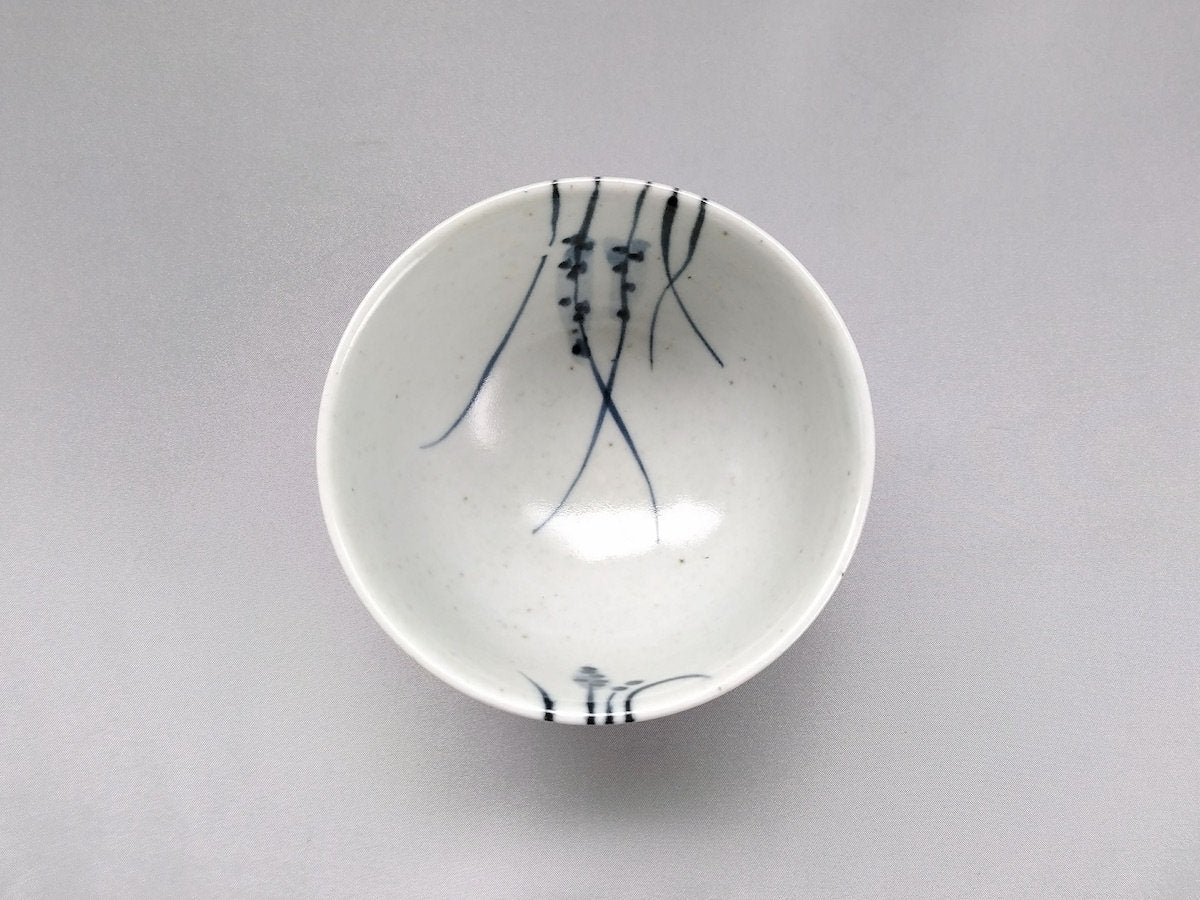 古染草紋くらわんか碗小【陶房青】