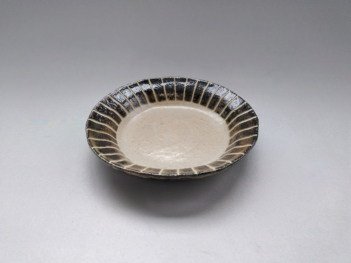 一珍リム皿 小【日下青作/麻里】