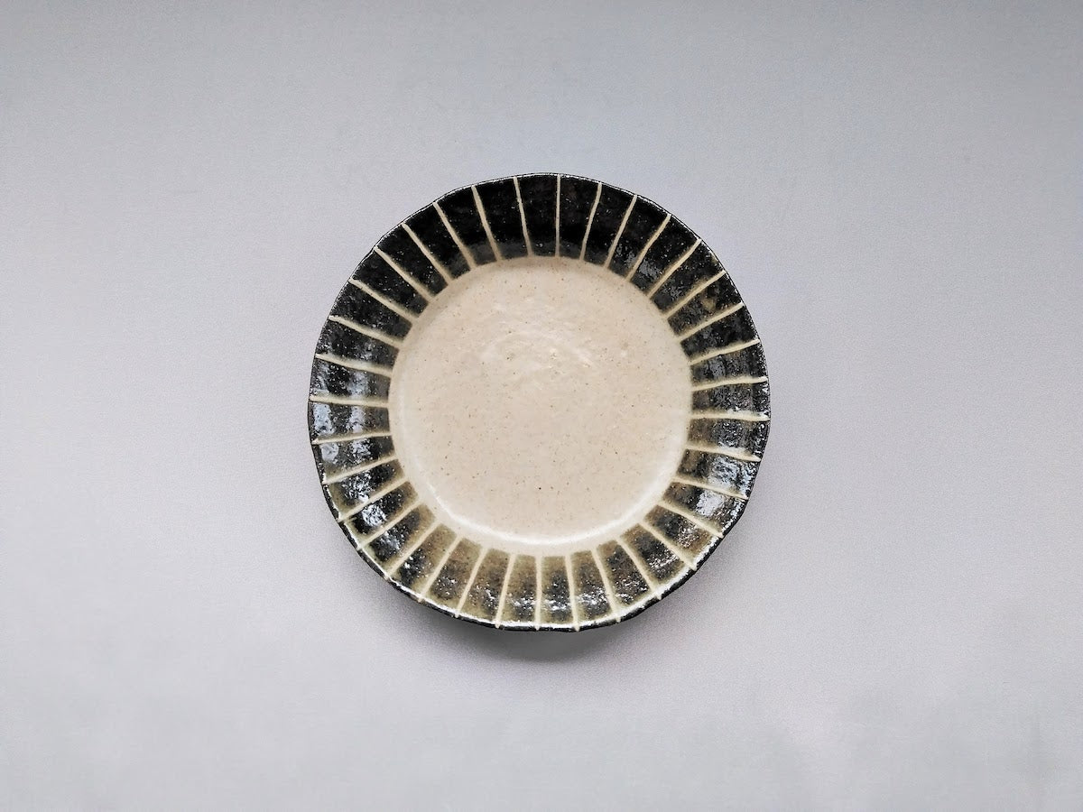 一珍リム皿 小【日下青作/麻里】