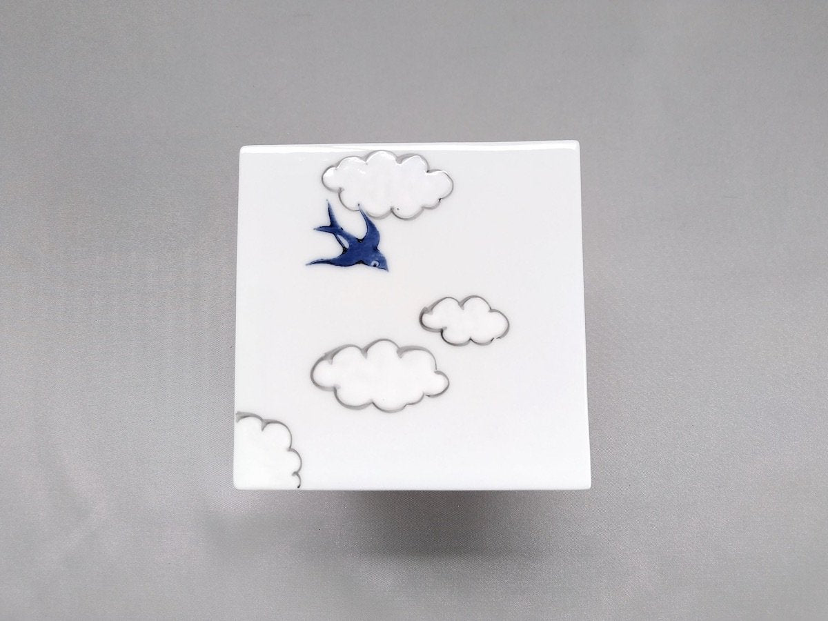 雲つばめ二段重【徳七窯】