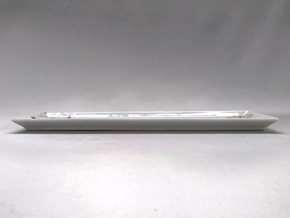 色絵菊長皿【徳七窯】