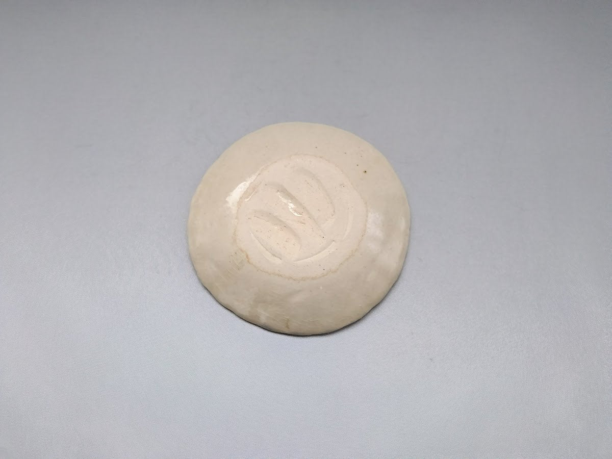 安南青絵唐草4寸菊皿【日比野正明】