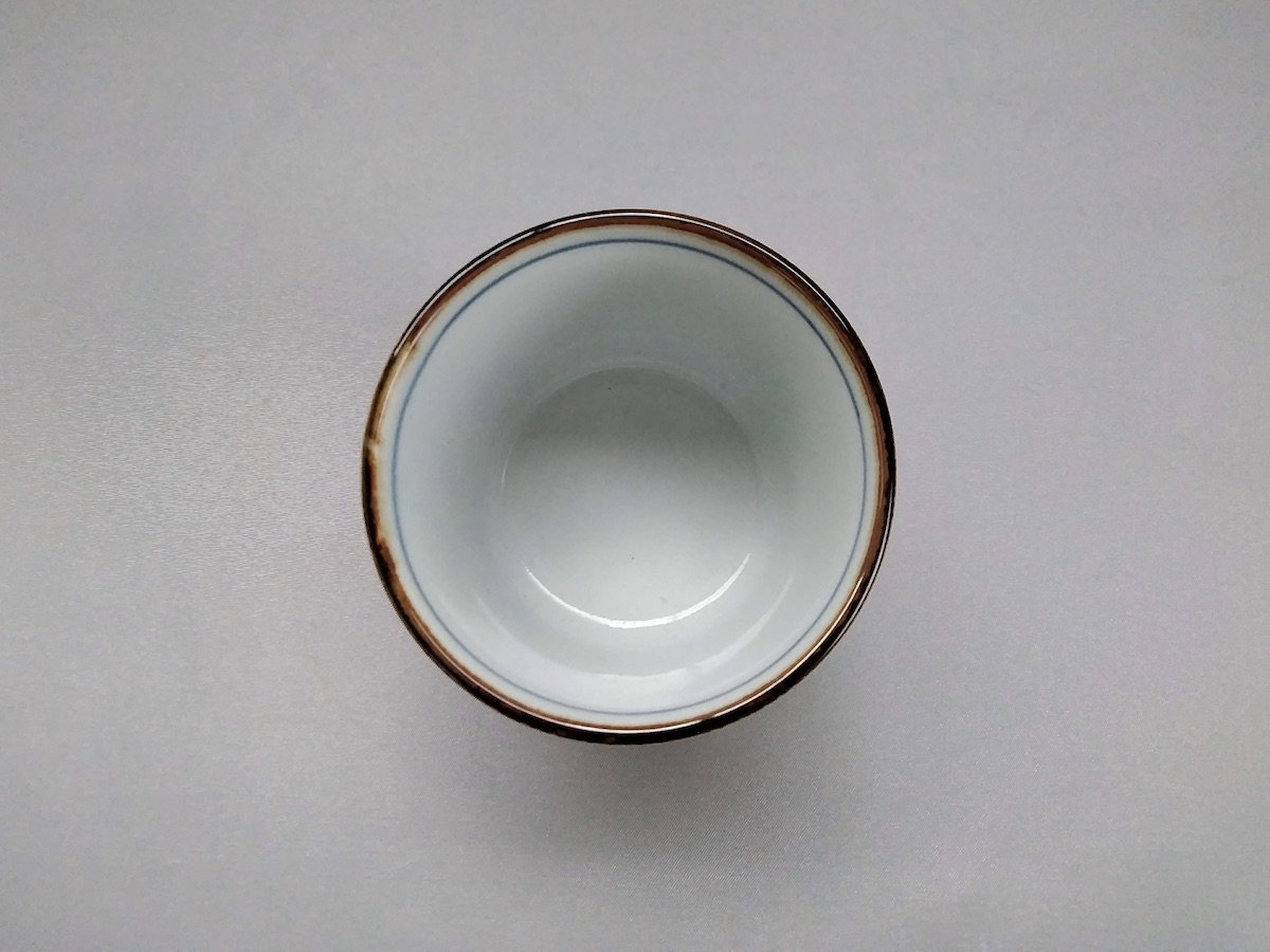 染付うさぎそば猪口【寛右エ門窯】