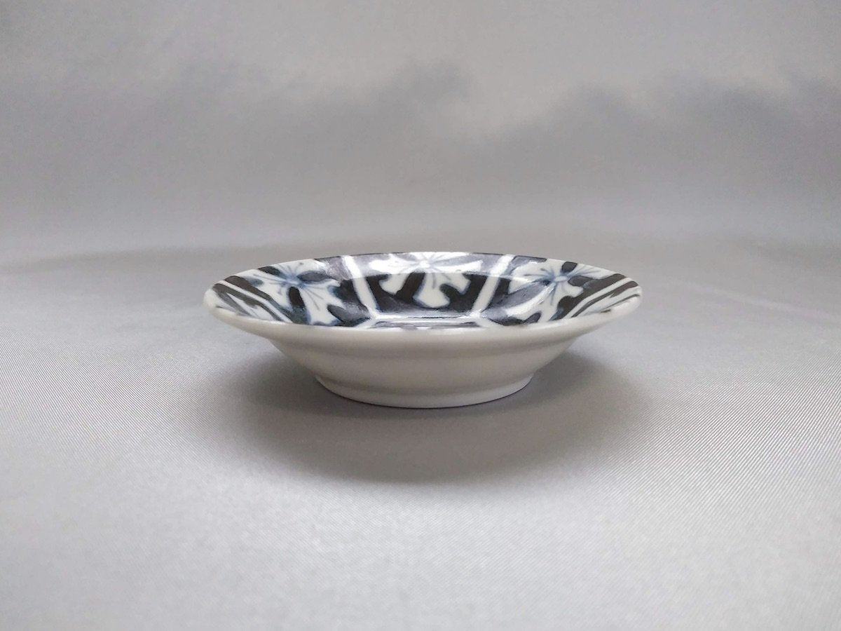 古染イチョウ豆皿【寛右エ門窯】