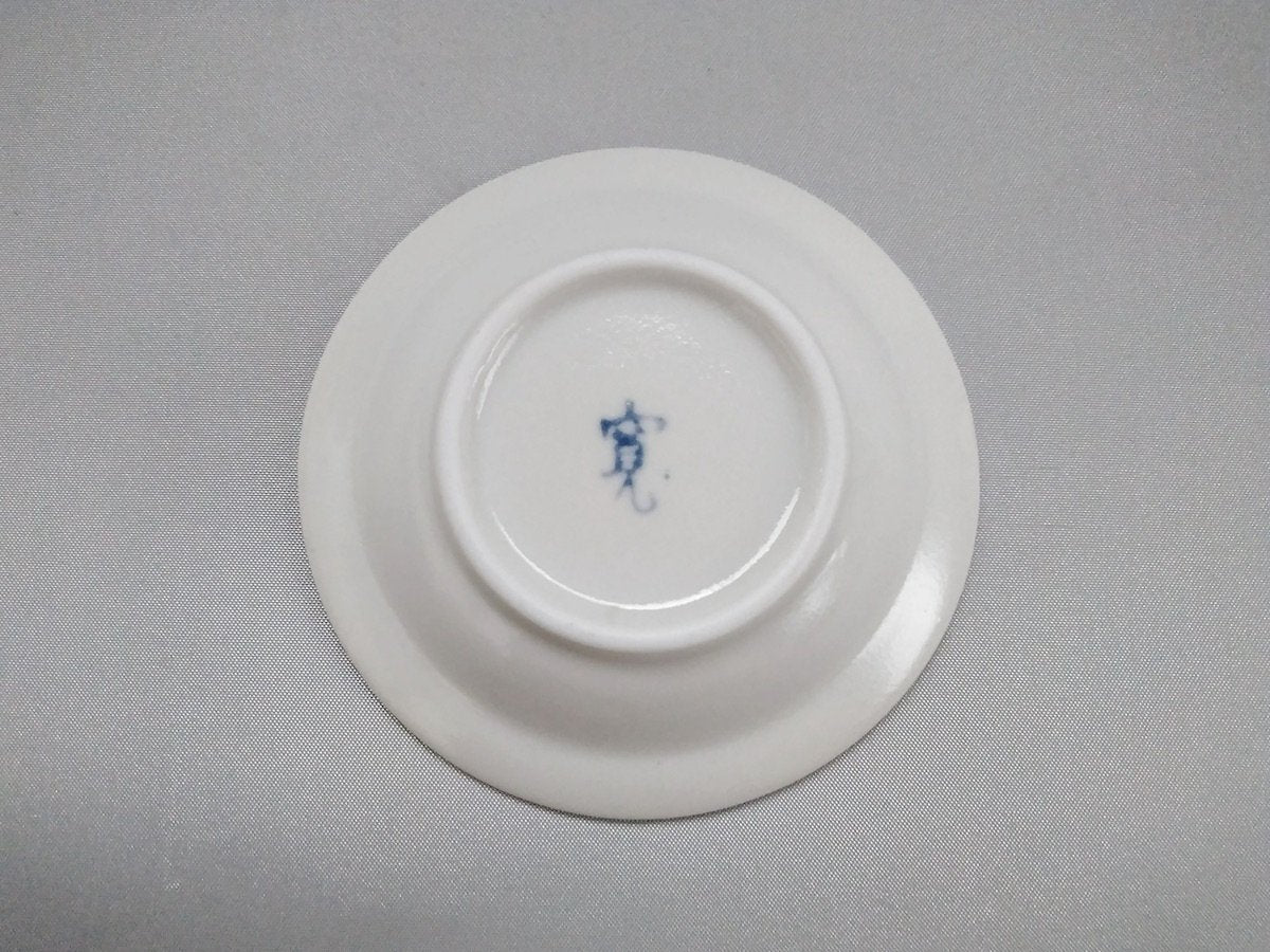 古染イチョウ豆皿【寛右エ門窯】