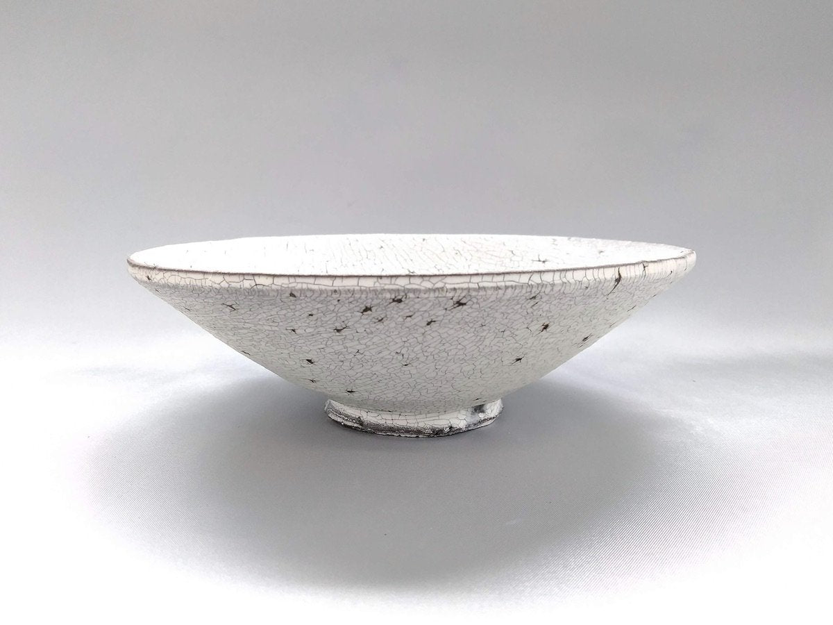 裂粉引5.5寸浅鉢【大原拓也】