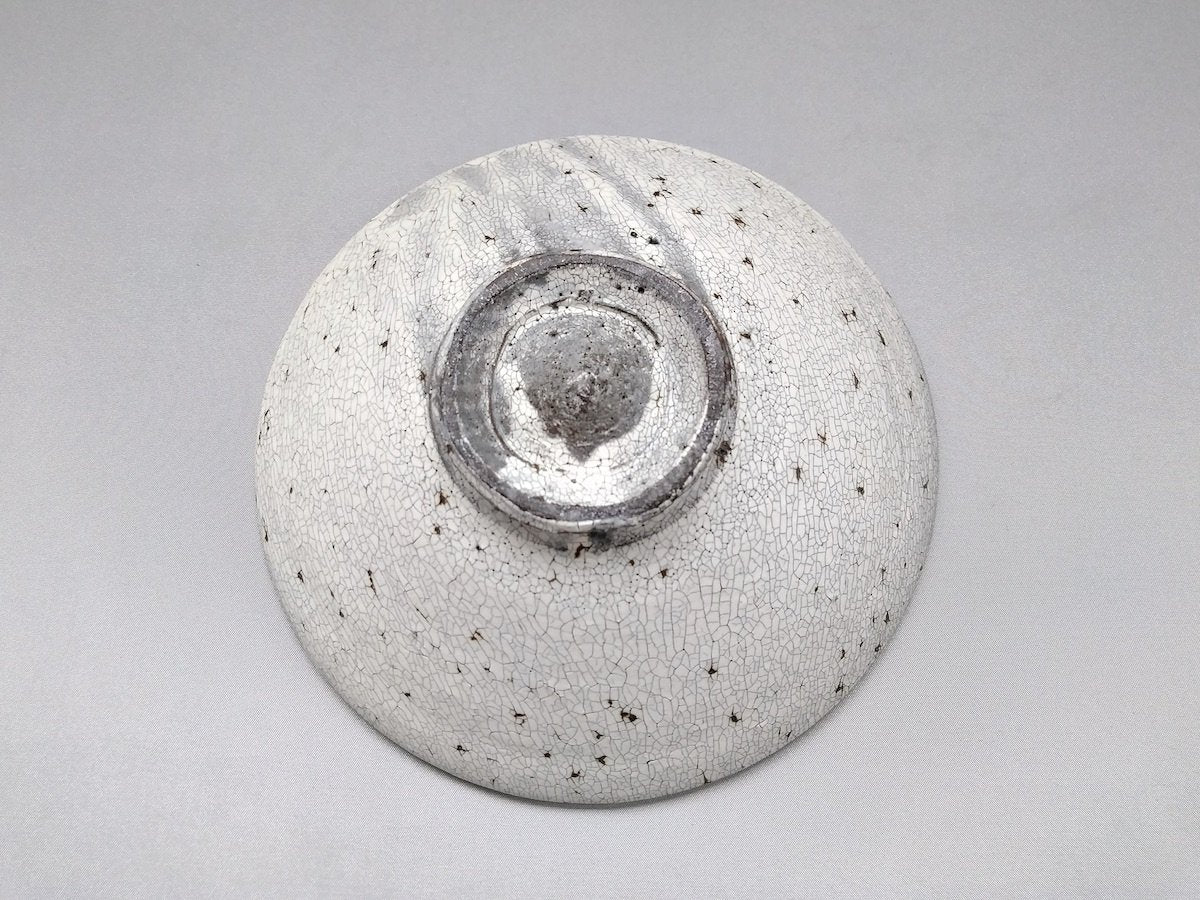 裂粉引5.5寸浅鉢【大原拓也】