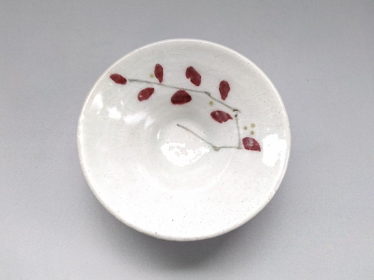 赤葉反り鉢小【巌陶房】