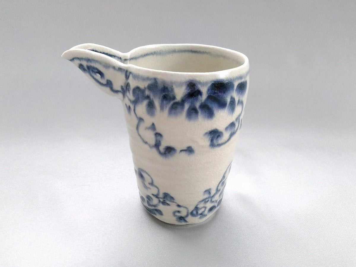 花安南筒型酒器【宗山窯】