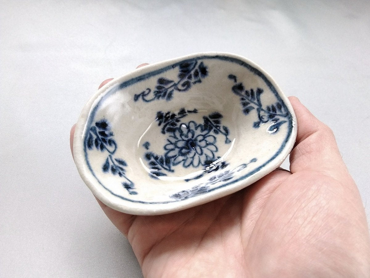 安南楕円珍味【宗山窯】