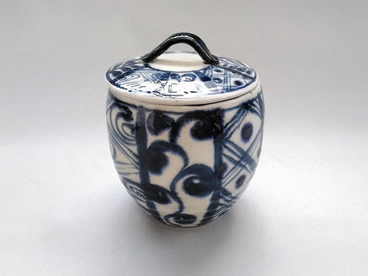 安南間取梅干入れ【宗山窯】