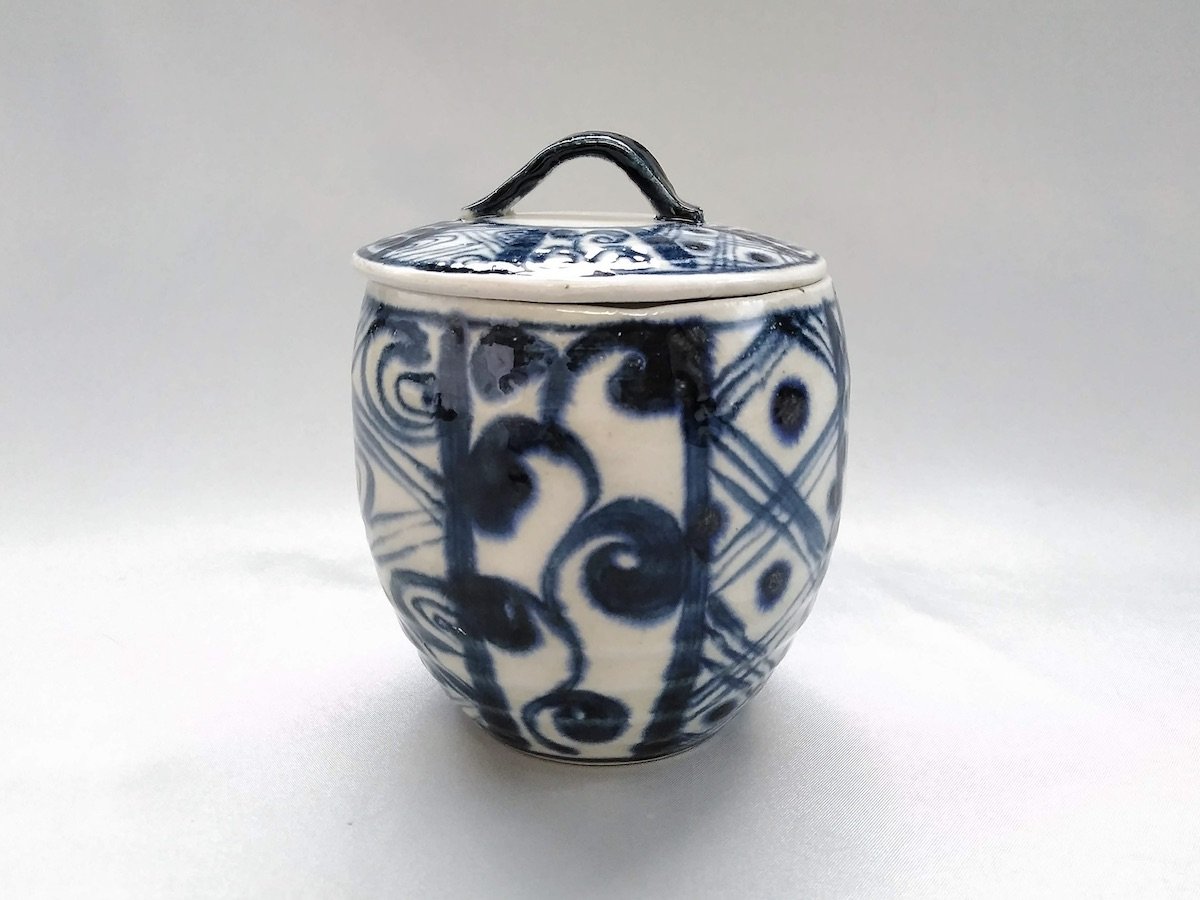 安南間取梅干入れ【宗山窯】