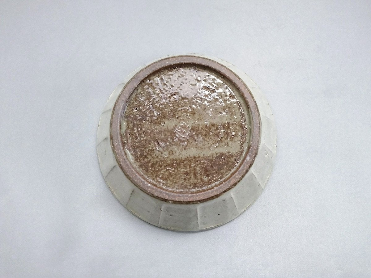 粉引ソギ平小鉢【赤根真次】