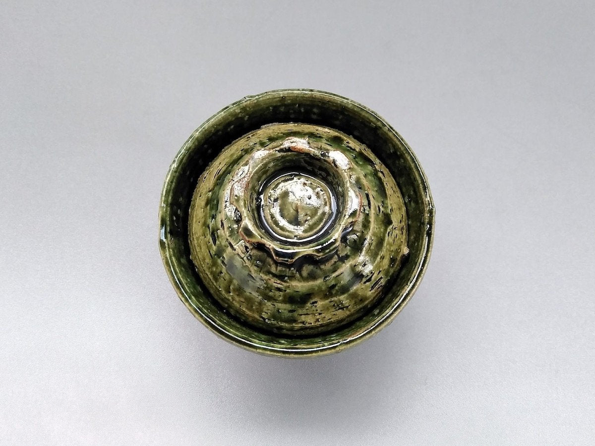 総織部蒸し碗【中尾彰秀】