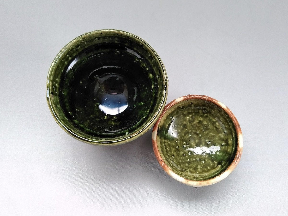 総織部蒸し碗【中尾彰秀】