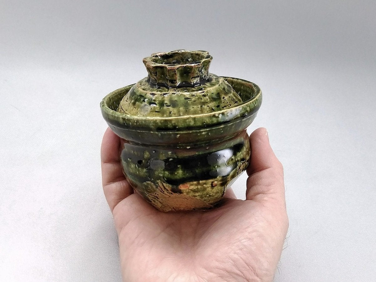 総織部蒸し碗【中尾彰秀】