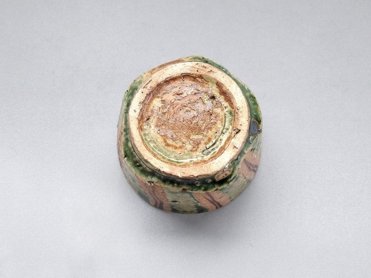 織部ストライプそば猪口【中尾彰秀】