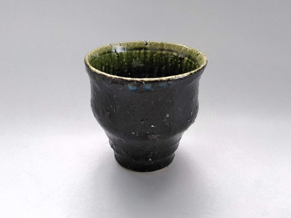 内織部外黒焼酎カップ高【中尾彰秀】