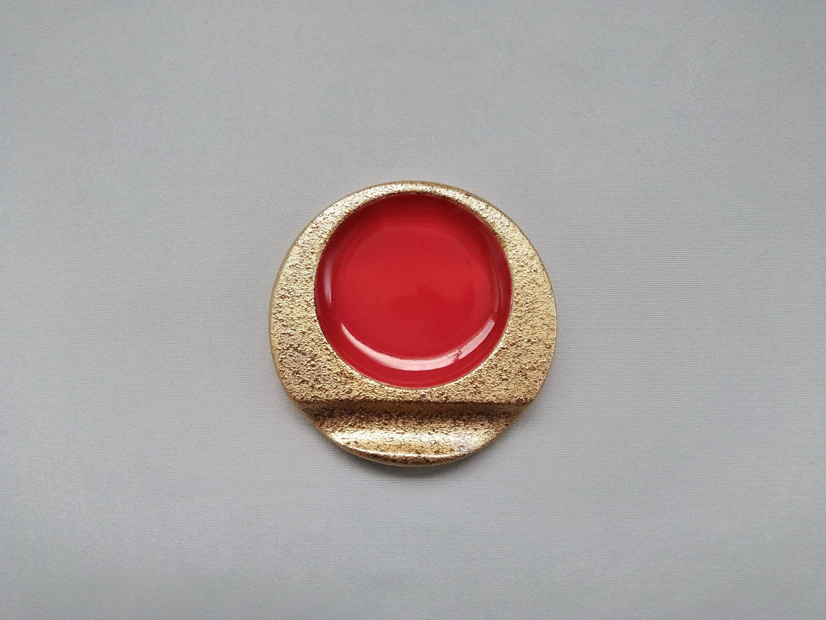 箸置き 赤丸【山本文雅】