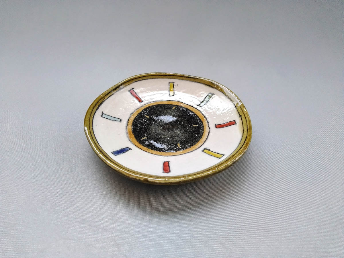 丸小皿 三色【加藤淳】