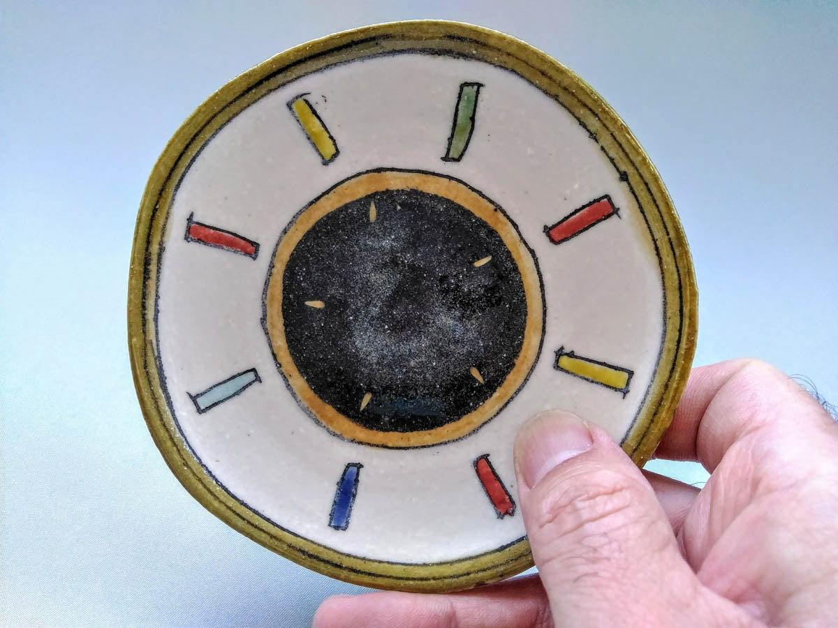 丸小皿 三色【加藤淳】