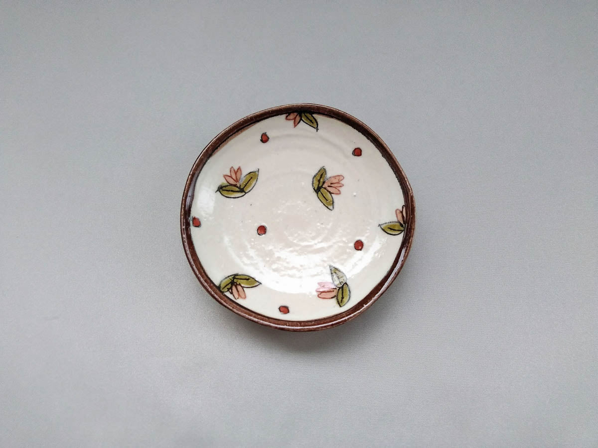 丸小皿 蓮【加藤淳】